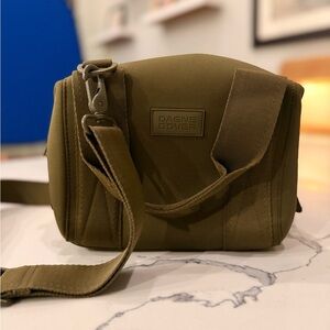 Dagne Dover Olive Green Crossbody Bag with Strap